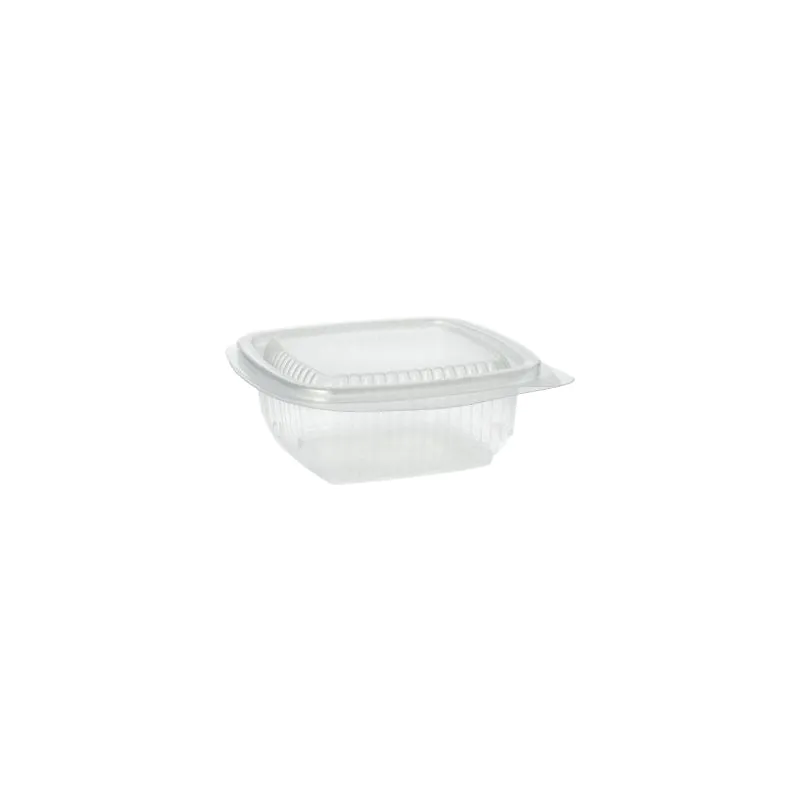 Verpackungsbecher mit Klappdeckeln, PP rechteckig 250 ml transparent - Bild 3