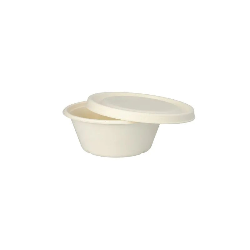 Zuckerrohrschalen To Go   "pure" 750 ml Ø 16,4 cm · 6 cm weiss - Bild 3