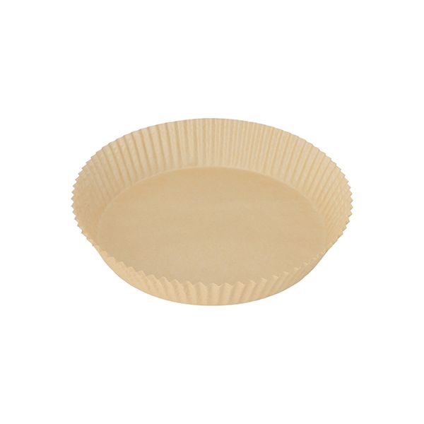 Backpapierzuschnitte für Heißluftfritteusen, Ø 20 cm · 4,5 cm braun  - Bild 1