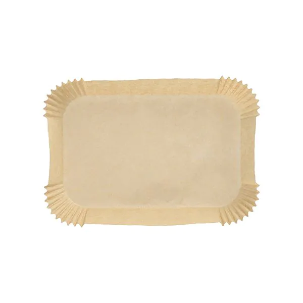 Backpapierzuschnitte für Heißluftfritteusen, 22 x 14 cm x 4,5 cm braun - Bild 2