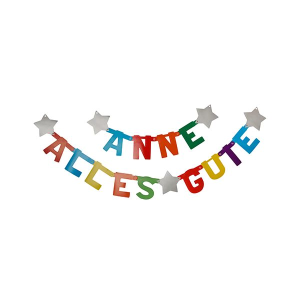 Buchstaben-Girlanden, individualisierbar - Bild 1