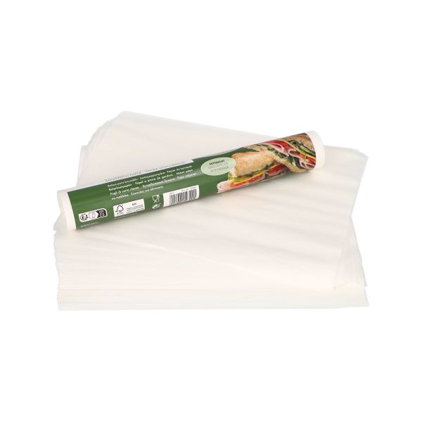 Butterbrotpapier 25 x 30 cm weiss - Bild 1