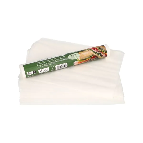 Butterbrotpapier 25 x 30 cm weiss - Bild 1