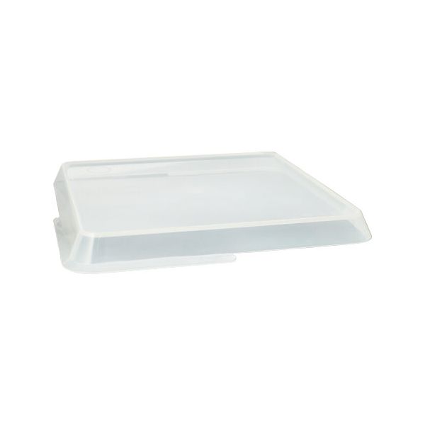 Deckel für Mehrweg-Foodboxen, 23,4 x 23,4 x 2,5 cm transparent - Bild 1