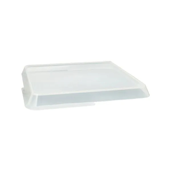 Deckel für Mehrweg-Foodboxen, 23,4 x 23,4 x 2,5 cm transparent - Bild 1