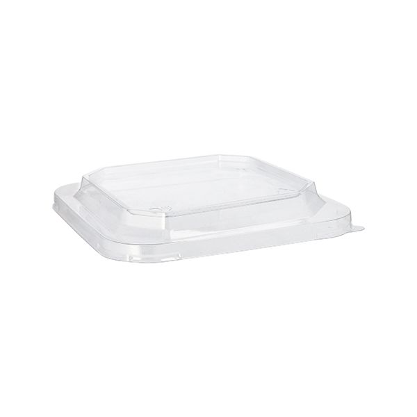 Deckel für Lunchboxen PET eckig 18 x 18 cm transparent - Bild 1
