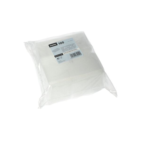 Deckel für Verpackungsbecher, PP eckig 8,1 x 10,8 cm transparent - Bild 2