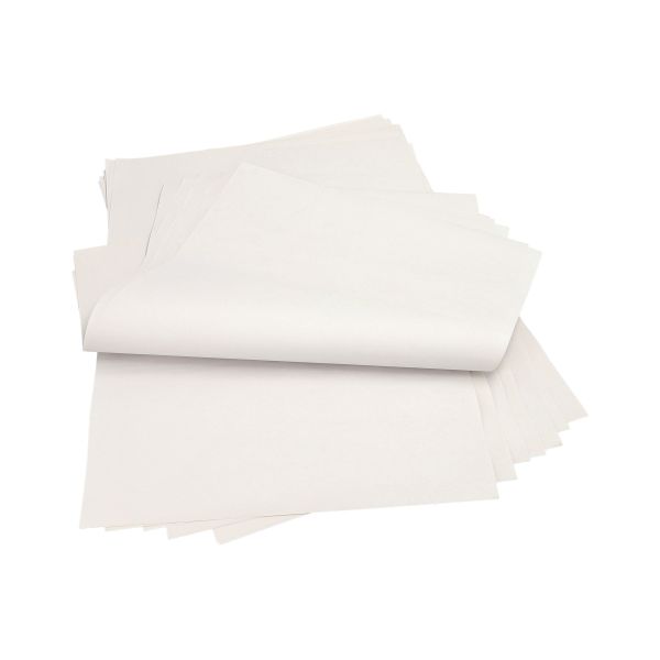 Einschlagpapiere, Cellulose 50 x 37,5 cm weiss 1/4 Bogen - Bild 1
