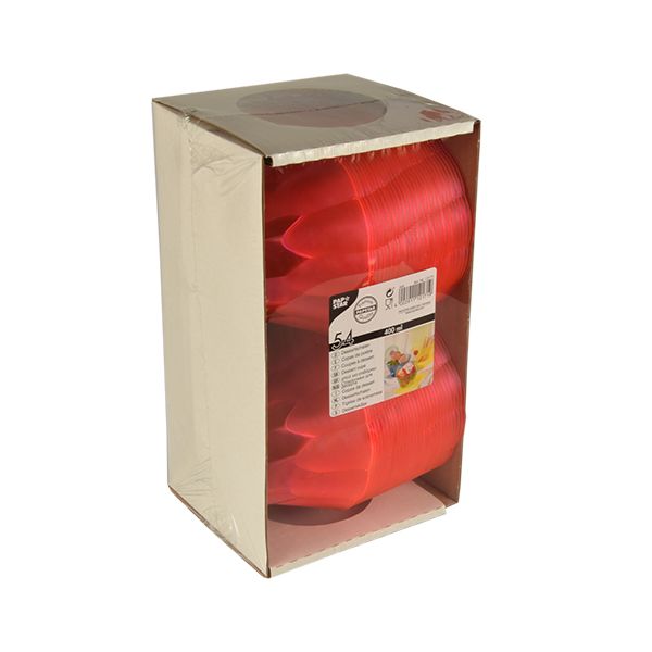 Einweg-Dessertschalen / Eisbecher To Go, PS rund 400 ml Ø 12 cm · 7 cm pink - Bild 3