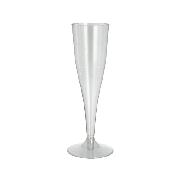 Einweg-Sektgläser, PS 0,1 l Ø 5 cm · 17,5 cm glasklar - Bild 1
