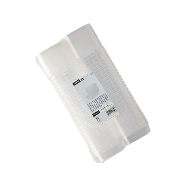 Feinkostbecher, PP eckig 150 ml 2,9 x 8,6 x 10,9 cm transparent mit Originalitätsverschluss - Bild 2