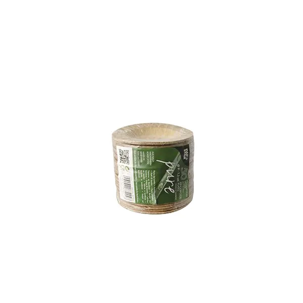 Fingerfood-Bambus Teller "pure", rund Ø 9 cm - Bild 2