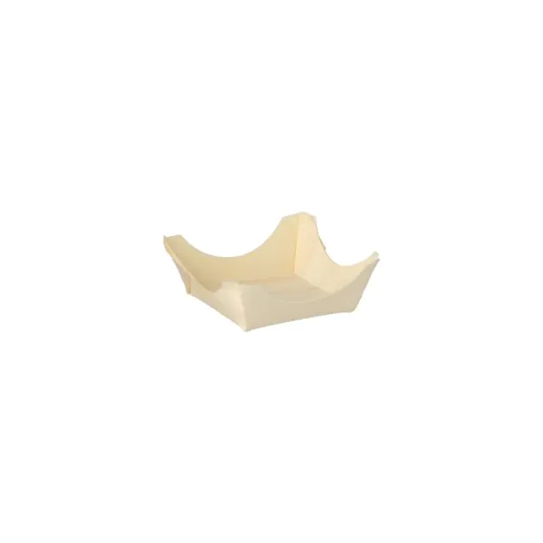 Fingerfood-Schalen, Holz "pure" eckig 1,5 x 4 x 4 cm - Bild 1