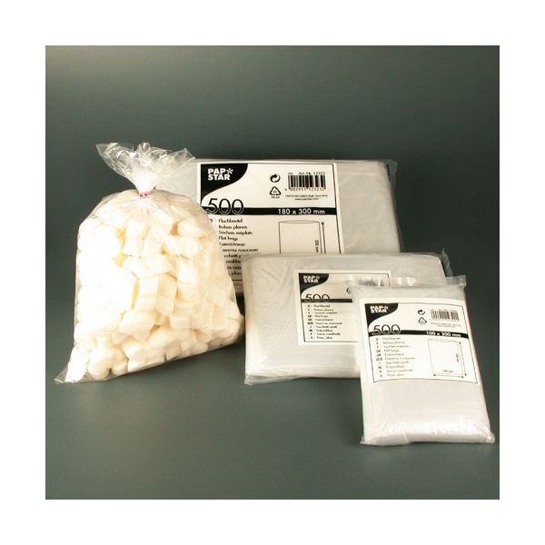 Flachbeutel, LDPE 24 cm x 16 cm transparent - Bild 1 Flachbeutel, LDPE 24 cm x 16 cm transparent - Bild 1