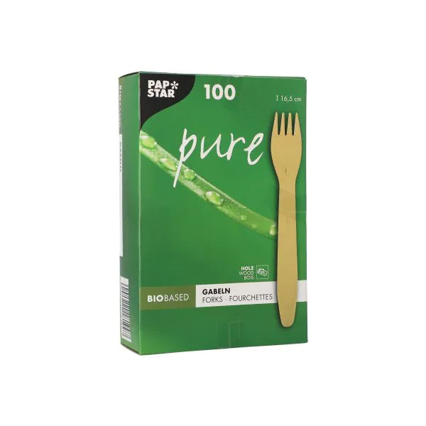 Holzgabeln "pure" 16,5 cm - Bild 3