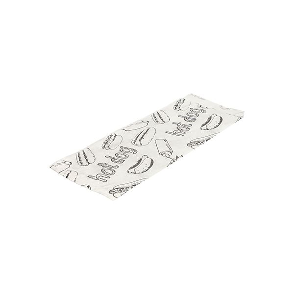Hot Dog-Tüten 21 x 8,5 cm weiss - Bild 1