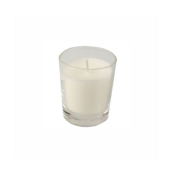 Kerzen im Glas, weiss Ø 56 mm · 67 mm - Bild 1