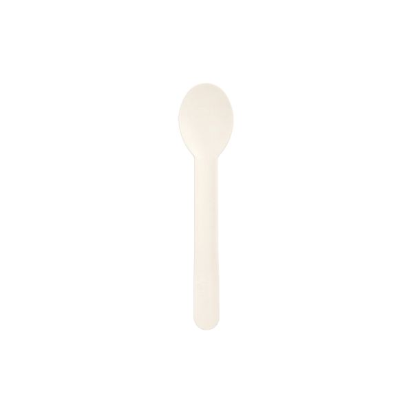 Löffel, Papier "pure" 15,5 cm weiss - Bild 1