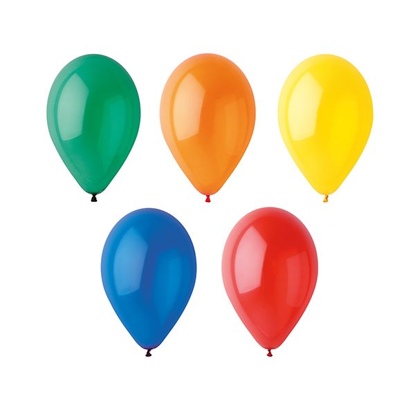 Luftballons Ø 25 cm farbig sortiert "Crystal" - Bild 1