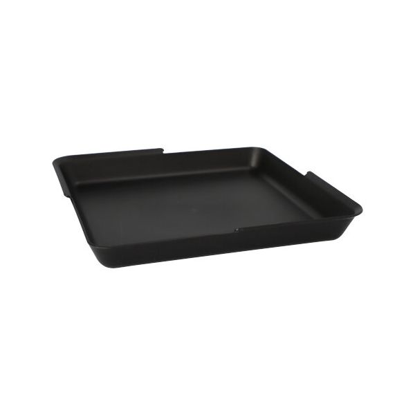Mehrweg-Foodboxen ungeteilt, 23,4 x 23,4 x 2,9 cm schwarz - Bild 1