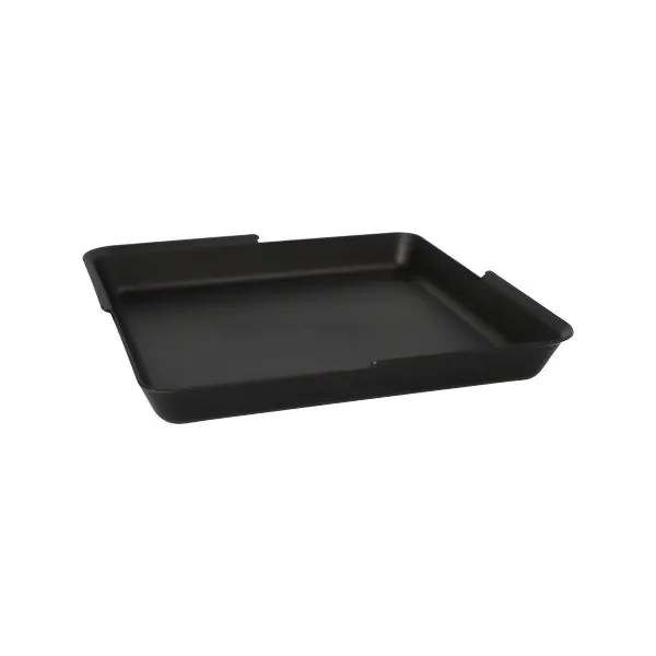 Mehrweg-Foodboxen ungeteilt, 23,4 x 23,4 x 2,9 cm schwarz - Bild 1