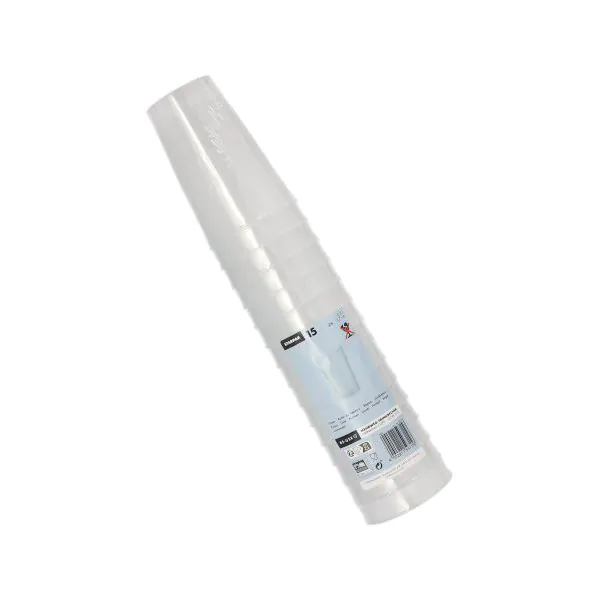 Mehrweg-Trinkbecher PP 0,3 l Ø 8 cm · 11,7 cm transluzent, extra stabil - Bild 2