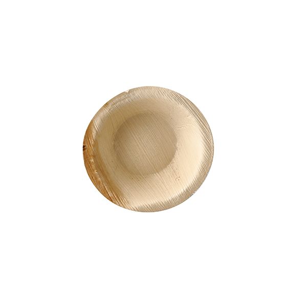 Palmblatt Schalen "pure", rund 100 ml, Ø 10 cm - Bild 1