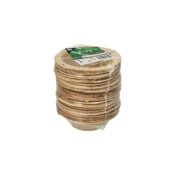 Palmblatt Schalen "pure", rund 100 ml, Ø 10 cm - Bild 2