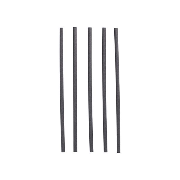 Papierstrohhalme Ø 6 mm · 20 cm schwarz - Bild 1