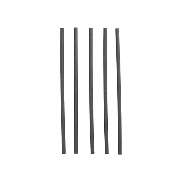 Papierstrohhalme Ø 6 mm · 20 cm schwarz - Bild 1