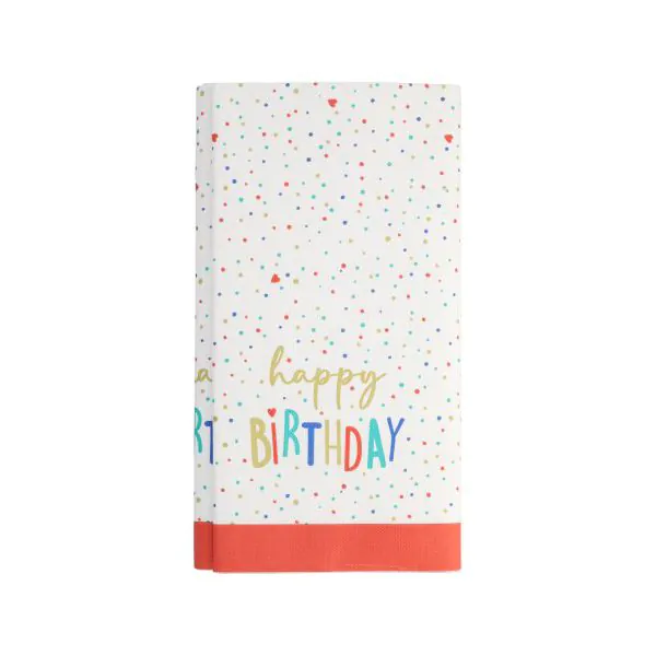 Papiertischdecke 120 cm x 180 cm "Happy Birthday" - Bild 1