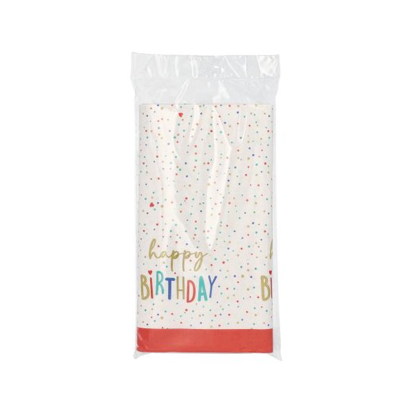 Papiertischdecke 120 cm x 180 cm "Happy Birthday" - Bild 2