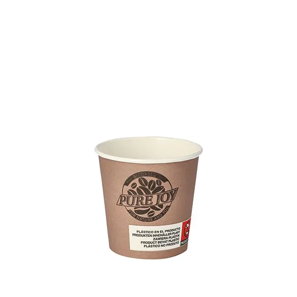 Pappbecher "pure" 0,1 l lila "Pure Joy" - Bild 1