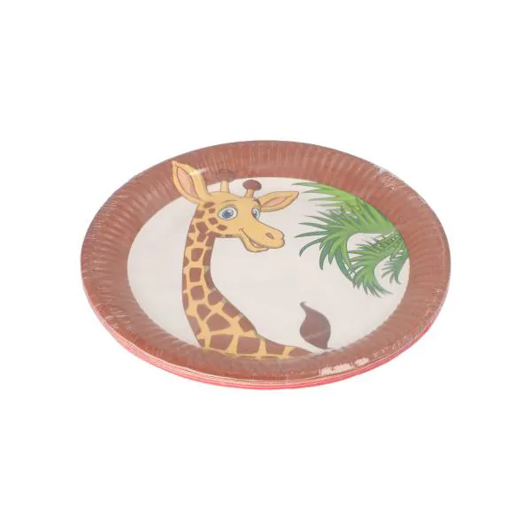 Pappteller rund Ø 23 cm "Jungle" mixed - Bild 5