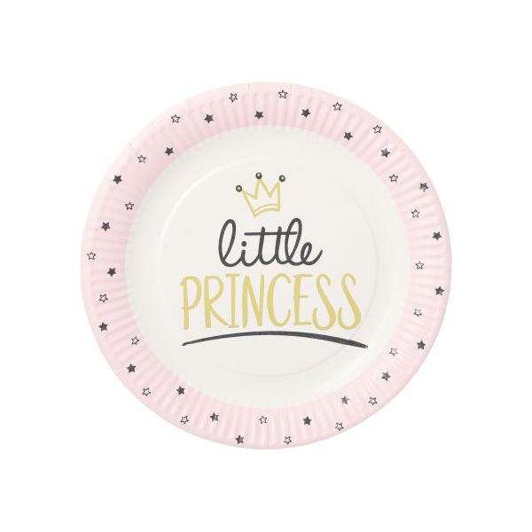 Pappteller rund Ø 23 cm "Little Princess" - Bild 1