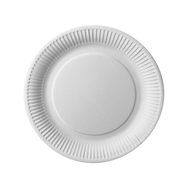 Pappteller rund "pure" Ø 26 cm weiss - Bild 1