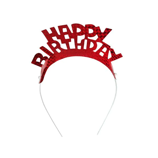 Haarreif für Geburtstag, farbig sortiert "Happy Birthday" - Bild 2