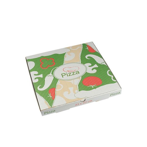 Pizzakartons, Cellulose "pure" eckig 33 x 33 x 3 cm - Bild 1