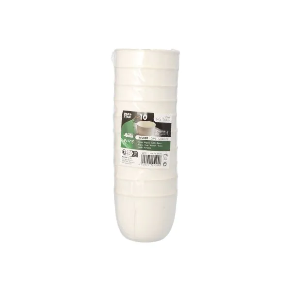 Schalen aus Zuckerrohr "pure" 175 ml Ø 7,2 cm · 5,5 cm weiss "Cella" - Bild 2