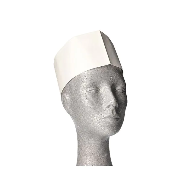 Schiffchen aus Krepp 8,5 x 27,5 cm weiss Größe 55 - 62 - Bild 1
