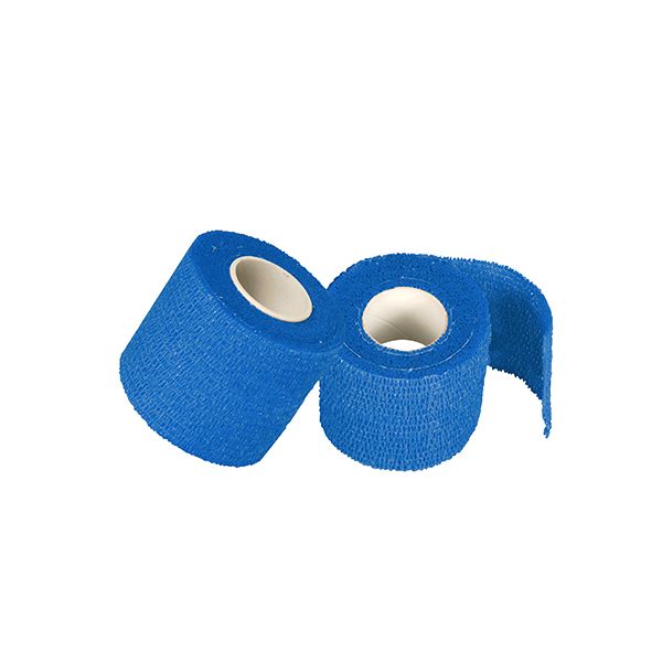 Selbsthaftende Pflaster,  5 m x 5 cm blau - Bild 1