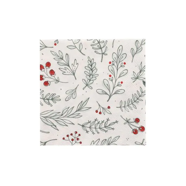 Servietten, 3-lagig 1/4-Falz 25 x 25 cm "Berries" - Bild 1
