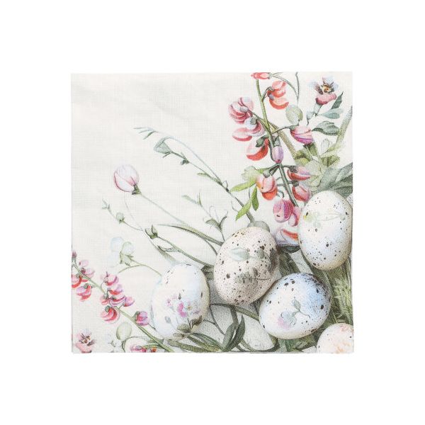 Servietten, 3-lagig 1/4-Falz 33 x 33 cm "Pastell Eggs" - Bild 1
