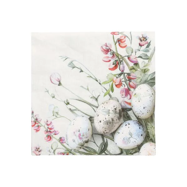 Servietten, 3-lagig 1/4-Falz 33 x 33 cm "Pastell Eggs" - Bild 1