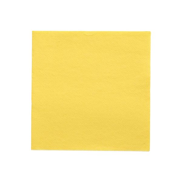 Servietten "DAILY Collection" 1/4-Falz 32 x 32 cm gelb - Bild 2