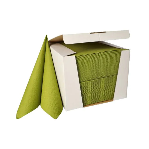 Servietten "ROYAL Collection" 1/4-Falz 40 x 40 cm olivgrün - Bild 2