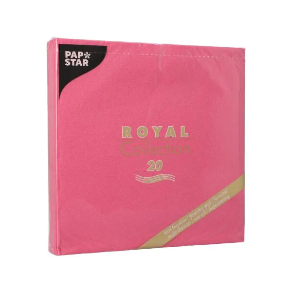 Servietten, fuchsia "ROYAL Collection" 1/4-Falz 40 x 40 cm - Bild 2