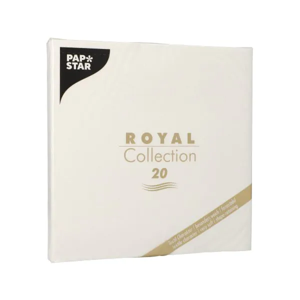 Servietten, weiss "ROYAL Collection" 1/4-Falz 40 x 40 cm - Bild 3
