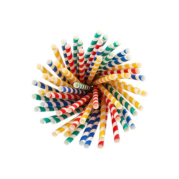 Shake-Halme, Papier "pure" Ø 8 mm · 21 cm farbig sortiert "Stripes" - Bild 2