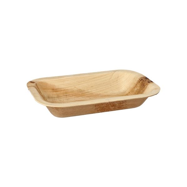 Siegelschalen aus Palmblatt "pure" eckig 400 ml, 24 x 15 x 4 cm ungeteilt - Bild 3